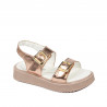 Children sandals 529 pudra pearl