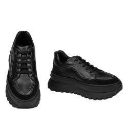 Women sport shoes 6074 black combined