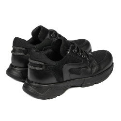 Teenagers stylish, elegant shoes 8001 black combined