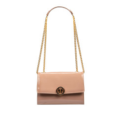 Women shoulder bag 013g patent nude