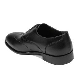 Men stylish, elegant shoes 964 black
