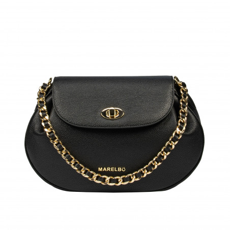 Women shoulder bag 026g biz black