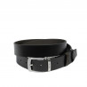 Men belt 71b bicolored black lucios+cafe