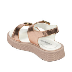 Children sandals 529 pudra pearl