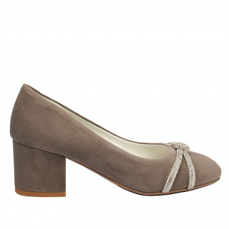 Women stylish, elegant shoes 1336 sand antilopa