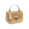 Women hand bag 022g beige latte combined