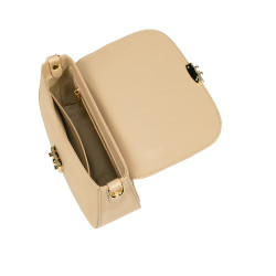 Women hand bag 022g beige latte combined