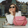 Women shoulder bag 026g biz pink fuxia lifestyle