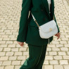 Women shoulder bag 017g white lifestyle