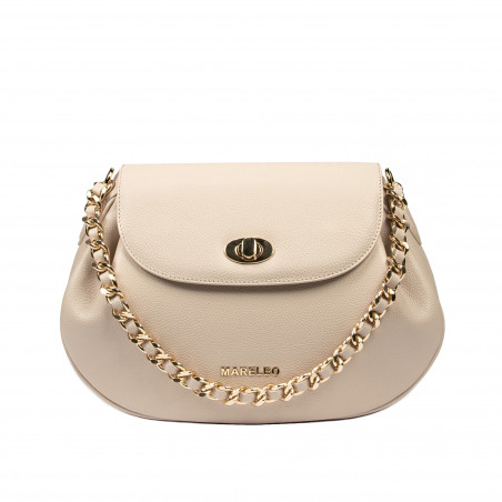 Women shoulder bag 026g biz beige