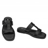 Women sandals 5091 black caviar