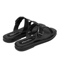 Women sandals 5091 black caviar