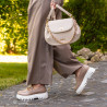 Women shoulder bag 026g biz beige lifestyle