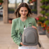 Women backpack 300g gray elefant