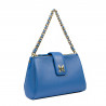 Women shoulder bag 003g blue regal