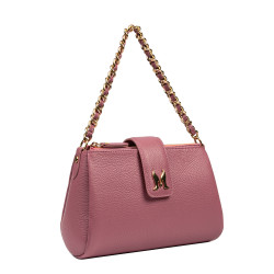 Women shoulder bag 003g pink zmeura