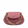 Women shoulder bag 027g pink zmeura