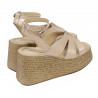 Women sandals 5108 beige pearl