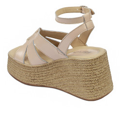 Women sandals 5108 beige pearl
