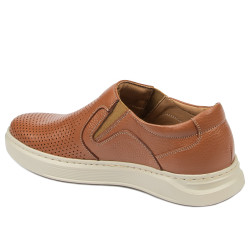 Men loafers, moccasins 971m brown