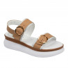 Women sandals 5106 white+brown