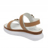 Women sandals 5106 white+brown