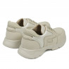 Teenagers stylish, elegant shoes 8001 beige combined