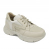 Teenagers stylish, elegant shoes 8001 beige combined