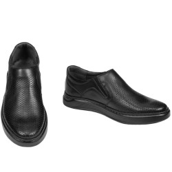 Men loafers, moccasins 971m black