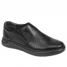 Men loafers, moccasins 971m black