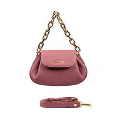 Women shoulder bag 027g pink zmeura