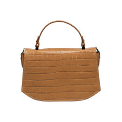 Women hand bag 023g croco brown