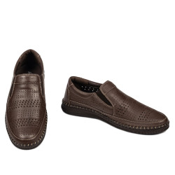 Men loafers, moccasins 925 cafe