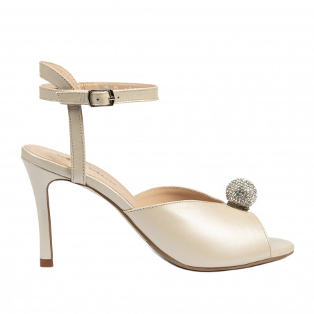Women sandals 1329 white perlat