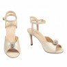Women sandals 1329 white perlat