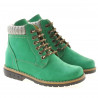 Children boots 3209 bufo green