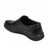 Men loafers, moccasins 925 black