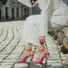 Women sandals 1329 pink lifestyle