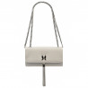 Women shoulder bag 008g 01 light gray caviar