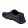 Men loafers, moccasins 925 indigo