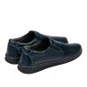 Men loafers, moccasins 925 indigo