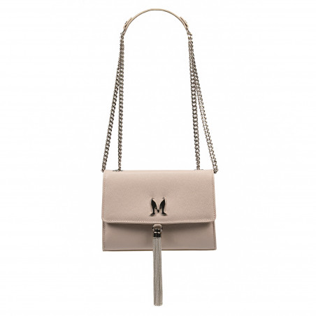 Women shoulder bag 009g 01 beige caviar