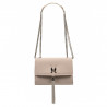Women shoulder bag 009g 01 beige caviar