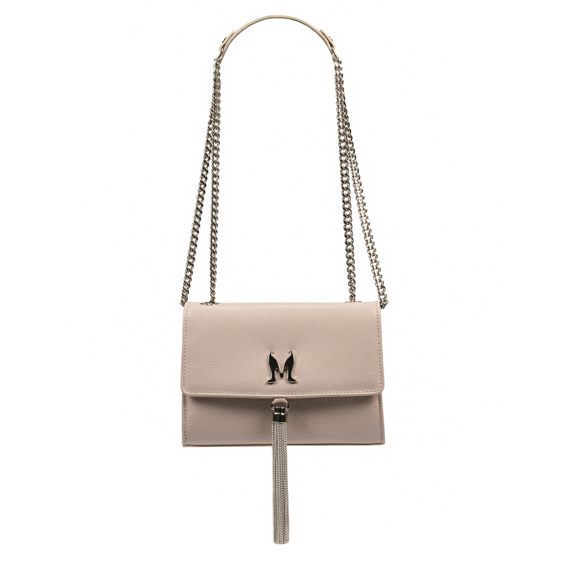 Women shoulder bag 009g 01 beige caviar