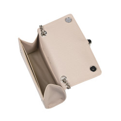 Women shoulder bag 009g 01 beige caviar
