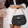 Women shoulder bag 026g biz black lifestyle