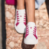 Women sport shoes 6073 white+fuxia lifestyle