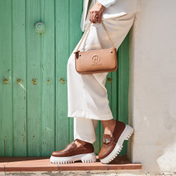 Women casual shoes 6072 brown lifestyle