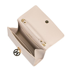 Women shoulder bag 013g beige caviar