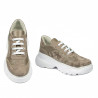 Women sport shoes 6053 cappuccino camuflaj combined